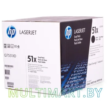 Набор картриджей HP 51x (Q7551XD)